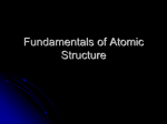 Fundamentals of Atomic Structure PowerPoint