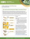 The Social and Environmental Impact Assessment Process