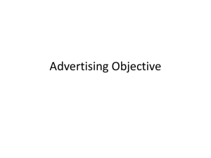 Advertising Objective