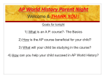 AP World History Parent Night