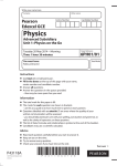 Question Paper - Revision Science