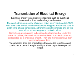 Transmission of Electrical Energy