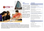 Master of Science (Systems Engineering)
