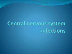Central nervous system infections