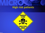 High risk patients