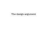 The design argument