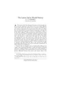 The Lateen Sail in World History