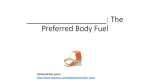 The Preferred Body Fuel