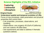 Science Highlights of the RCL Initiative