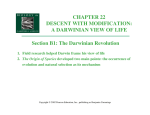 chapter 22 descent with modification