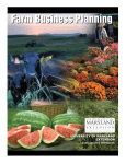 Farm Business Planning - University of Maryland Extension
