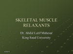 skeletal muscle relaxants