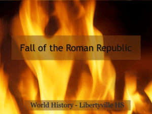 Fall of the Roman Republic