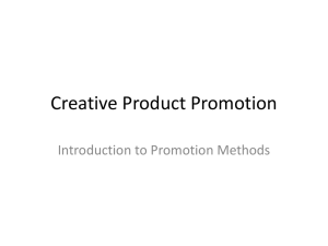 Creative Product Promotion - PebblePad