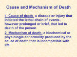 Cause and Mechanism of Death