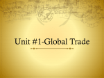 Unit 1-Global Trade