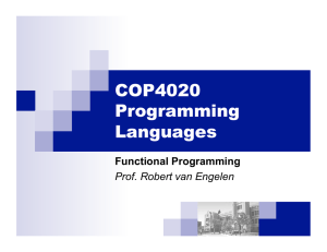 Functional Programming