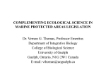 complementing ecological science in marine protected areas