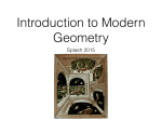 Introduction to Modern Geometry