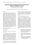 Implementation of hybrid software architecture for Artificial