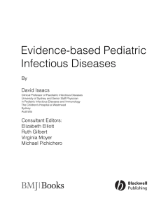 Evidence-based Pediatric Infectious Diseases