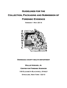 Guidelines for the Collection, Packaging
