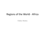 Regions of the World