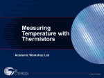 Measuring Temperature with Thermistors