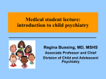 introduction to child psychiatry