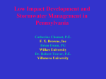Low Impact Development and Stormwater