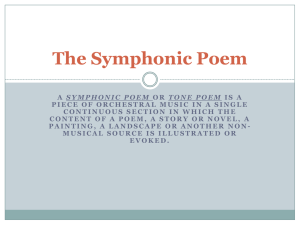 The Symphonic Poem