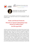 Rome and Iberian Peninsula. Diversity of mutual relationships from