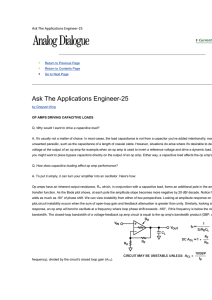 Ask The Applications Engineer-25 Return to Previous Page Return