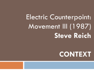 Electric Counterpoint PowerPoint