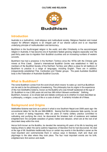 Buddhism - Territory Families - Northern Territory Government