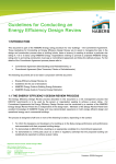 Guidelines for Conducting an Energy Efficiency Design Review