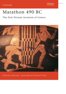 Marathon 490 BC: The First Persian Invasion Of Greece