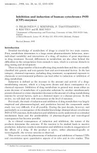 Inhibition and induction of human cytochrome P450 (CYP) enzymes