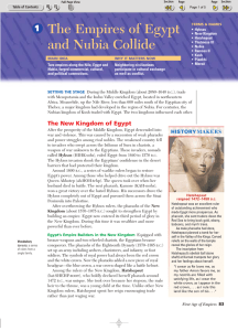 The Empires of Egypt - Mr. Villines` History Page