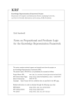 Notes on Propositional and Predicate Logic