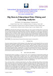 Big Data in Educational Data Mining and Learning Analytics