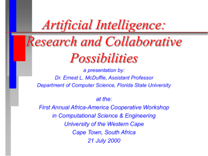 Artifical Intelligence - FSU Computer Science