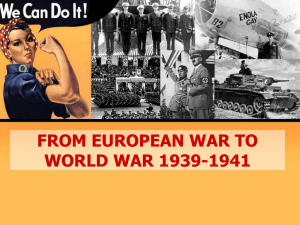 from european war to world war 1939-1941