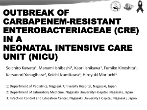 (cre) in a neonatal intensive care unit (nicu)