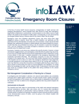 Emergency Room Closures - The Canadian Nurses Protective Society