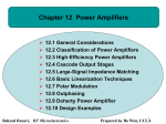 chapter 12 Power Amplifiers