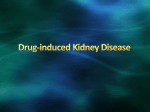 Drug-induced Kidney Disease