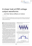 A closer look at VSD voltage output waveforms