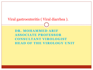 Viral gastroenteritis