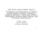Stat 5101 Lecture Slides - School of Statistics